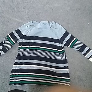 🌻 Croft and Barrow stripped 3/4 sleeve shirt